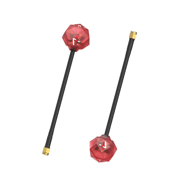 Axisflying Prism V2 Antenna for Long Range FPV 5.8G High Gain LHCP/RHCP 5dbi FPV Antenna, LDS Tech + Calibrated for Stable Signal SMA Male 60-150mm for FPV RC Drones