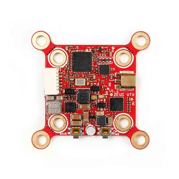 HGLRC Zeus VTX 5.8G 40CH PIT/25/100/200/400/800mW Smart Mounting 20*20mm/30*30mm FPV Transmitter Built-in Microphone For FPV RC Racing Drone
