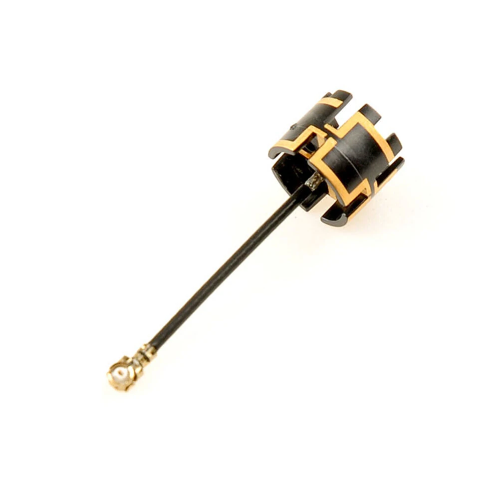 Happymodel LDS Crown 5.8GHz 3.5dB Dual Polarity Antenna (LHCP/RHCP, IPEX/U.FL, 0.68g Ultralight, 30mm/50mm, VSWR 1.5) for Tiny Whoop Mobula6 Mobula7 Toothpick Drone
