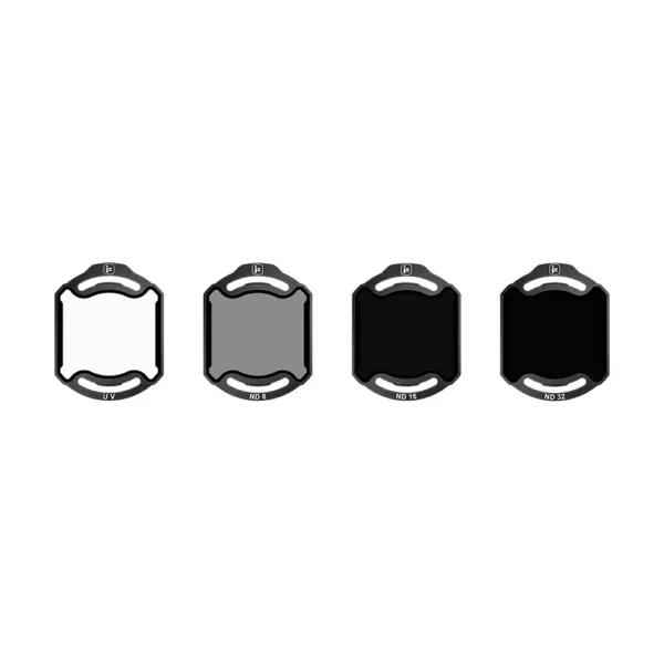 iFlight ND Filter Set for DJI O4 Pro Air Unit Camera UV ND8 ND16 ND32 Multi-Coated CNC Aluminum Frame Ultralight True Color Neutral Tint Tool-Free Quick Install FPV Drone Accessories